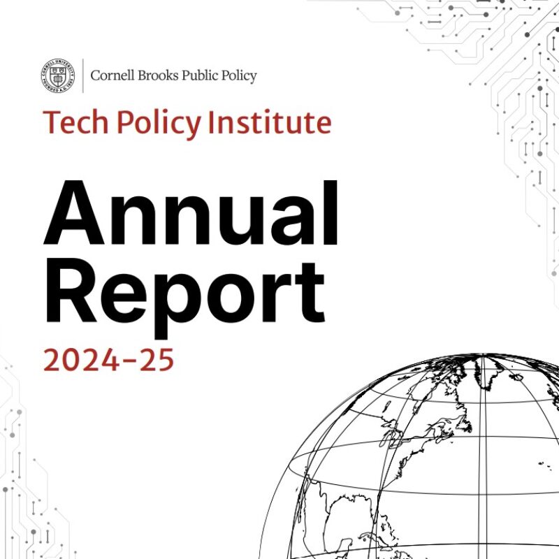 Tech Policy Institute releases 2024-25 Annual Report