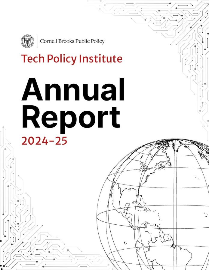Cover of the Tech Policy Institute Annual Report 2024-25